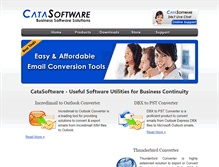 Tablet Screenshot of catasoftware.com